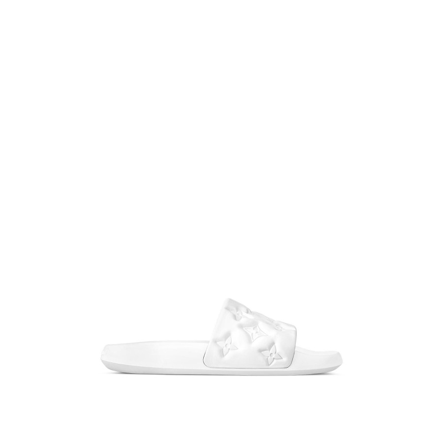 Hombre Louis Vuitton Sandalias | Mule Waterfront Blanco