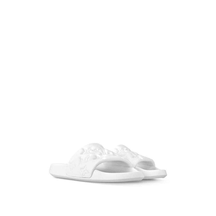 Hombre Louis Vuitton Sandalias | Mule Waterfront Blanco