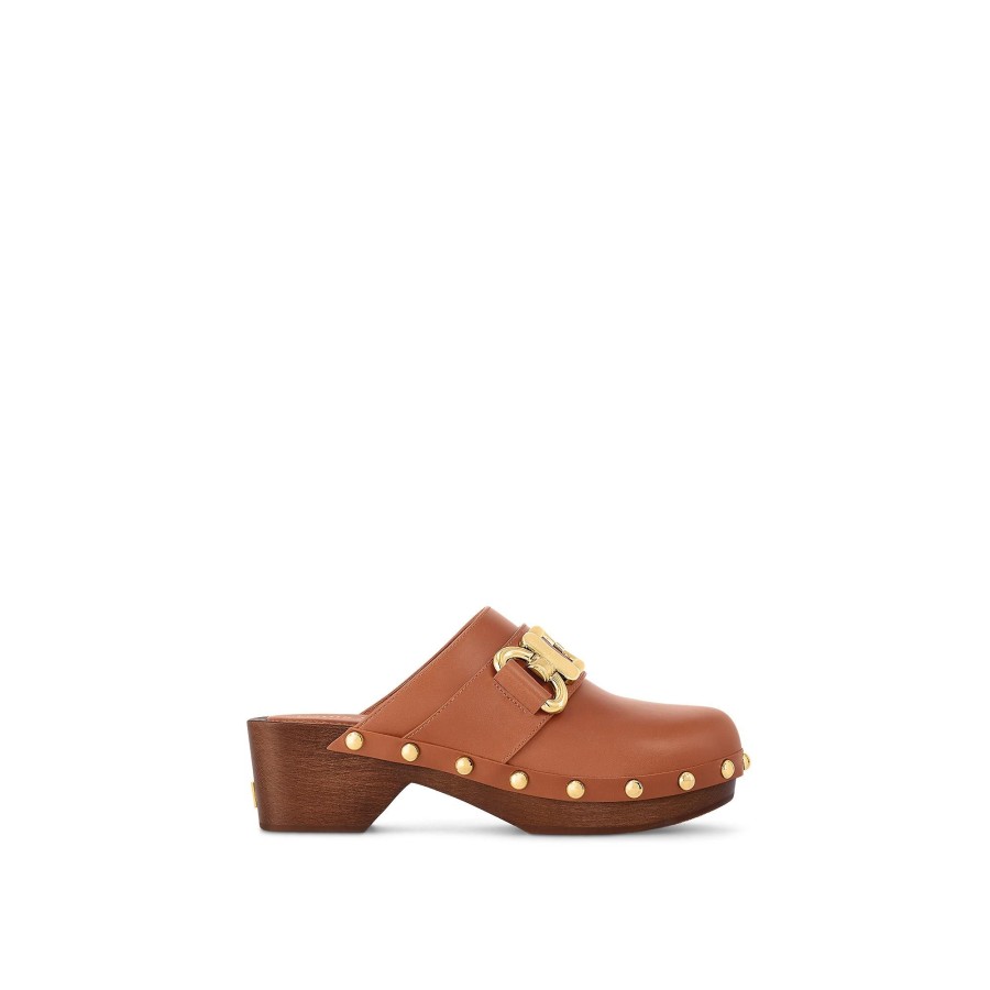 Mujer Louis Vuitton Mules | Zueco Plano Cottage Cognac