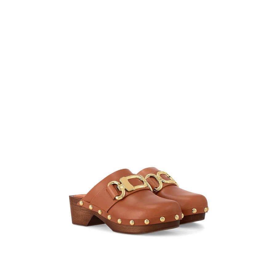 Mujer Louis Vuitton Mules | Zueco Plano Cottage Cognac