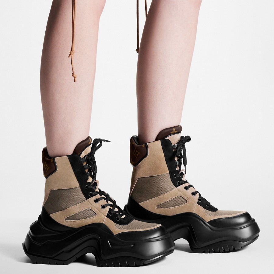 Mujer Louis Vuitton Botas Y Botines | Botin Con Plataforma Lv Archlight 2.0