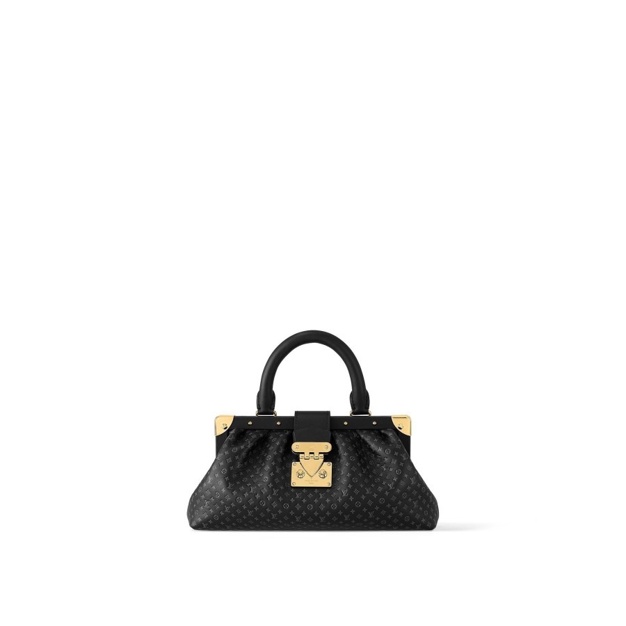 Mujer Louis Vuitton Bolsos Con Cadena Y Clutches | Bolso Clutch Monogram Negro