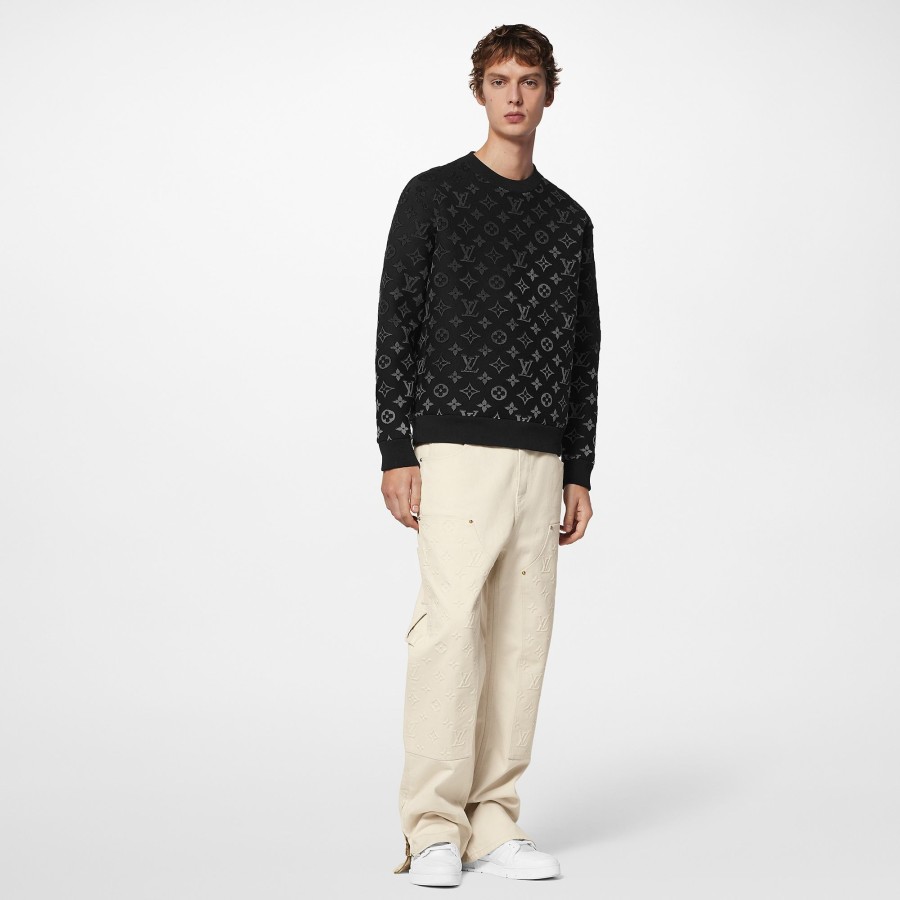 Hombre Louis Vuitton Punto Y Sudaderas | Sudadera Monogram Con Efecto Degradado