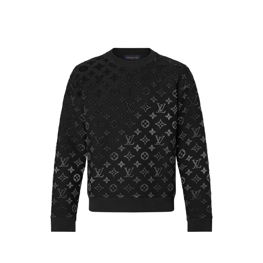 Hombre Louis Vuitton Punto Y Sudaderas | Sudadera Monogram Con Efecto Degradado