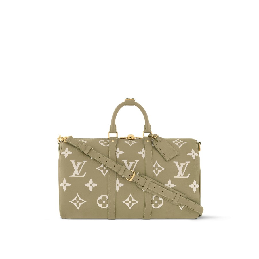 Mujer Louis Vuitton Bolsas De Viaje | Bolsa De Viaje Keepall 45 Con Bandolera