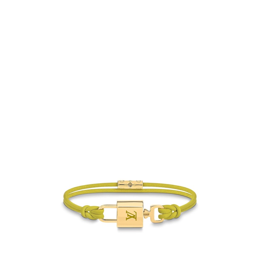 Mujer Louis Vuitton Pulseras | Pulsera Lv Padlock Verde