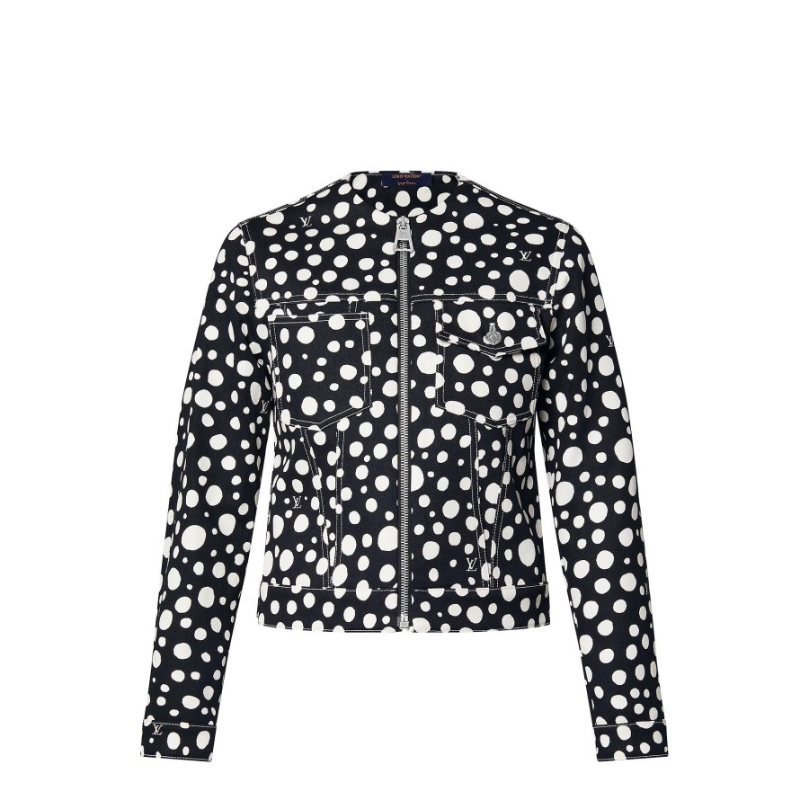 Mujer Louis Vuitton Abrigos Y Chaquetas | Lv X Yk Chaqueta Con Cremallera Infinity Dots