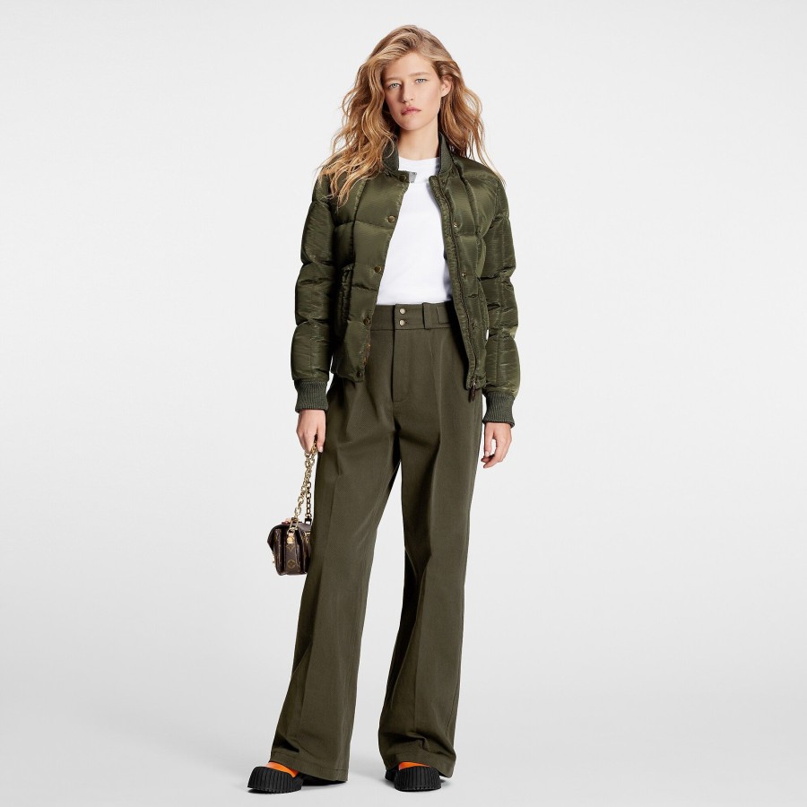 Mujer Louis Vuitton Abrigos Y Chaquetas | Cazadora Bomber Acolchada De Nailon