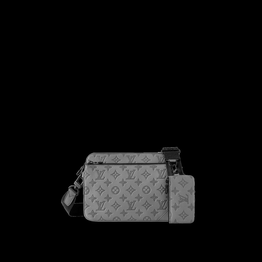 Hombre Louis Vuitton Bolsos Monogram Iconicos | Bolso Trio Messenger