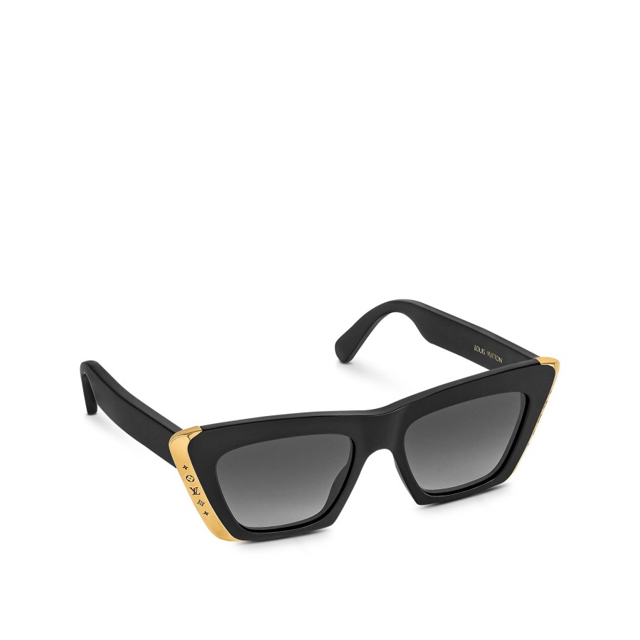 Mujer Louis Vuitton Gafas De Sol | Gafas De Sol Lv Moon Cat Eye Negro