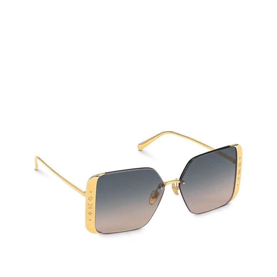 Mujer Louis Vuitton Gafas De Sol | Gafas De Sol Lv Moon Metal Square