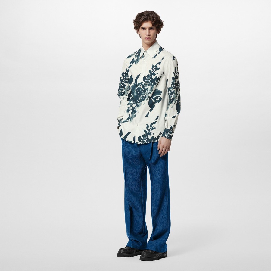 Hombre Louis Vuitton Camisas | Camisa Estampada De Algodon