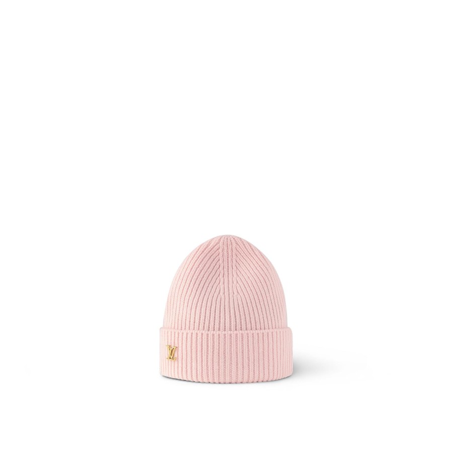 Mujer Louis Vuitton Gorros Y Guantes | Gorro Lv Spark Rose Clair