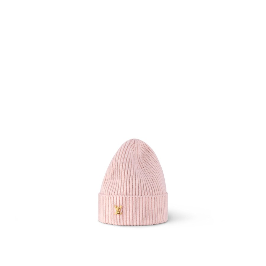 Mujer Louis Vuitton Gorros Y Guantes | Gorro Lv Spark Rose Clair