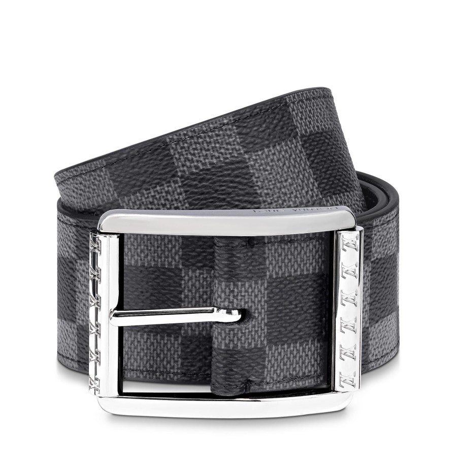 Hombre Louis Vuitton Cinturones | Cinturon Reversible Reverso De 4 Cm