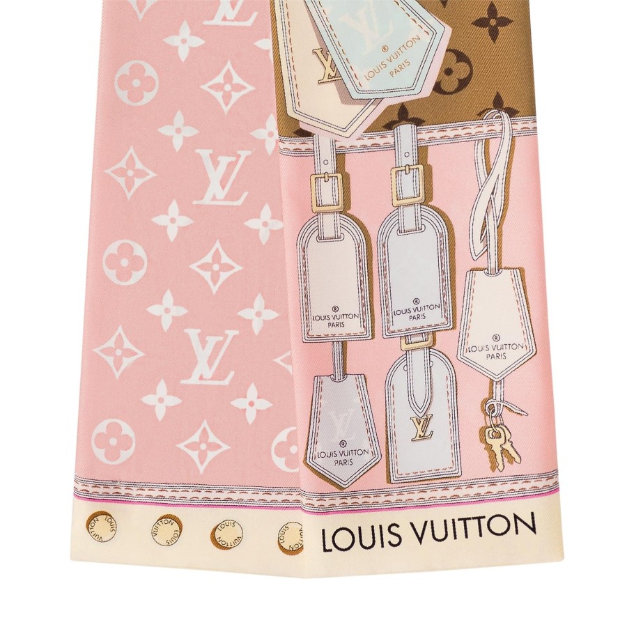 Mujer Louis Vuitton Panuelos De Seda Y Bandanas | Bandana Tag Me Beige