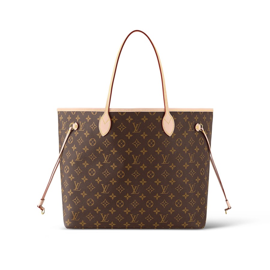 Mujer Louis Vuitton Bolsos Monogram Iconicos | Bolso Neverfull Gm Beige