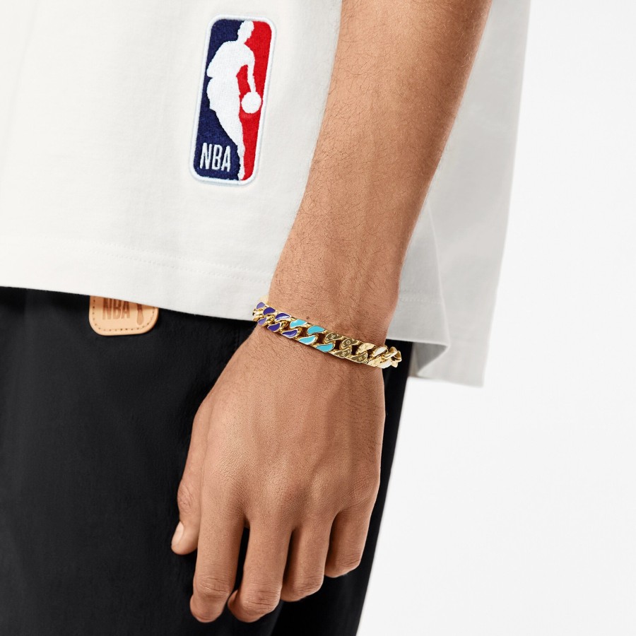 Hombre Louis Vuitton Pulseras | Pulsera De Eslabones Lvxnba