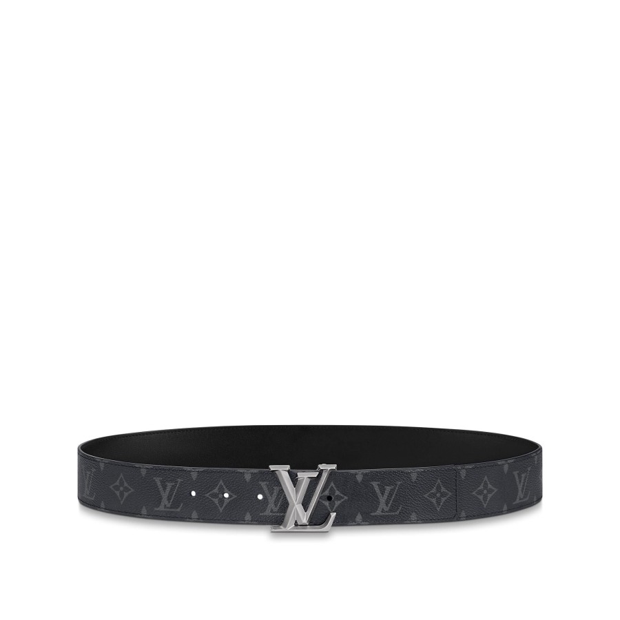 Hombre Louis Vuitton Cinturones | Cinturon Lv Pyramide De 4 Cm