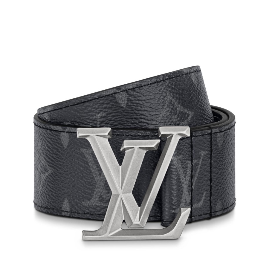 Hombre Louis Vuitton Cinturones | Cinturon Lv Pyramide De 4 Cm