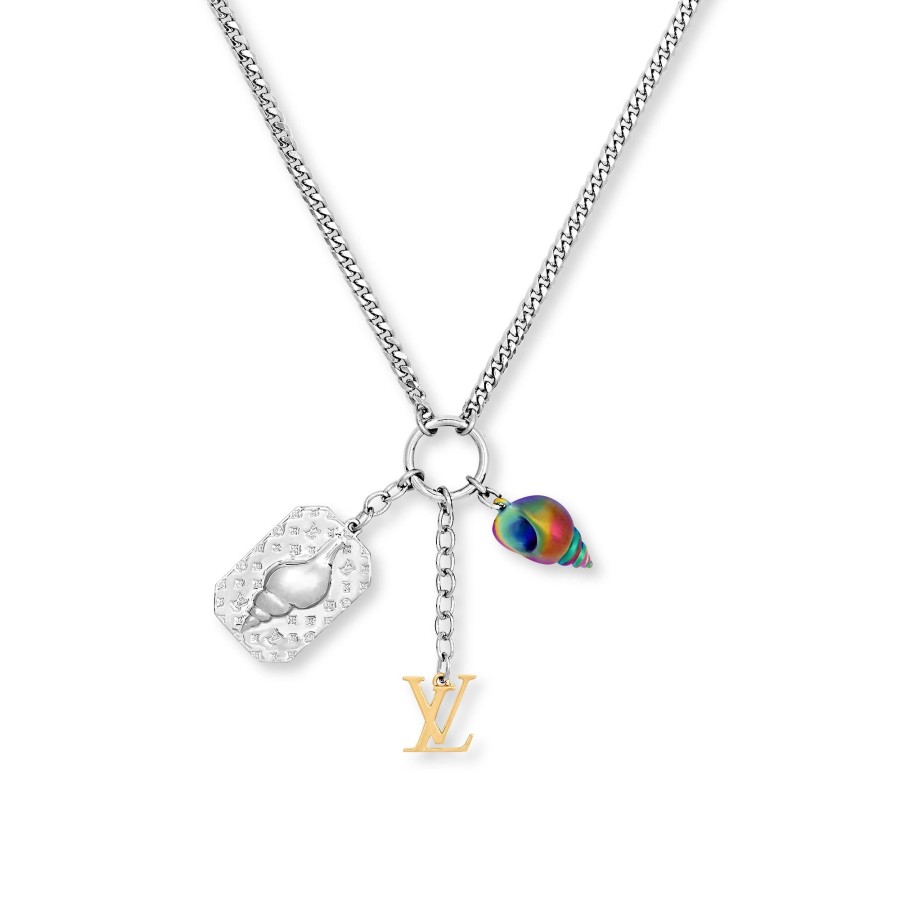 Hombre Louis Vuitton Collares Y Colgantes | Colgante Lv Shell