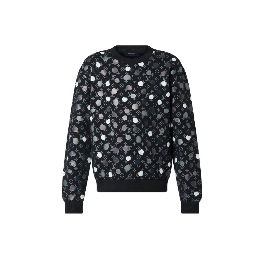 Hombre Louis Vuitton Punto Y Sudaderas | Lv X Yk Jersey De Cuello Redondo Infinity Dots