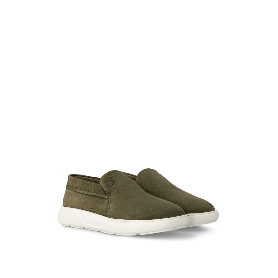 Hombre Louis Vuitton Mocasines | Mocasin Lv Pacific Verde