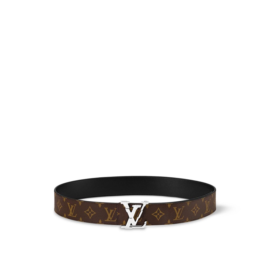 Hombre Louis Vuitton Cinturones | Cinturon Reversible Lv Pixel De 4 Cm Monogram