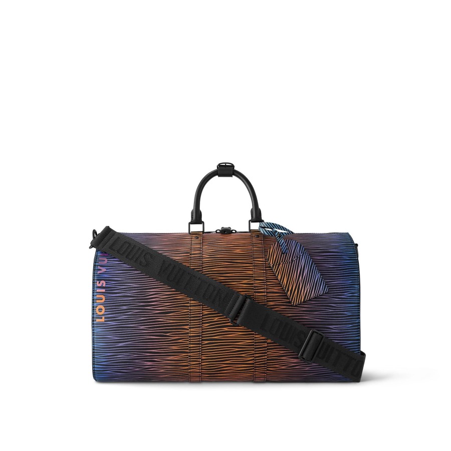 Hombre Louis Vuitton Bolsos De Viaje | Bolsa De Viaje Keepall 50 Con Bandolera