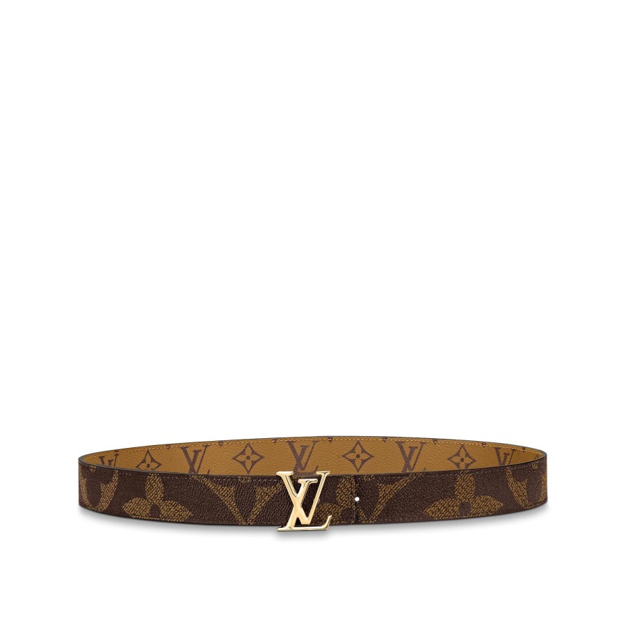 Mujer Louis Vuitton Cinturones | Cinturon Reversible Lv Iconic De 3 Cm