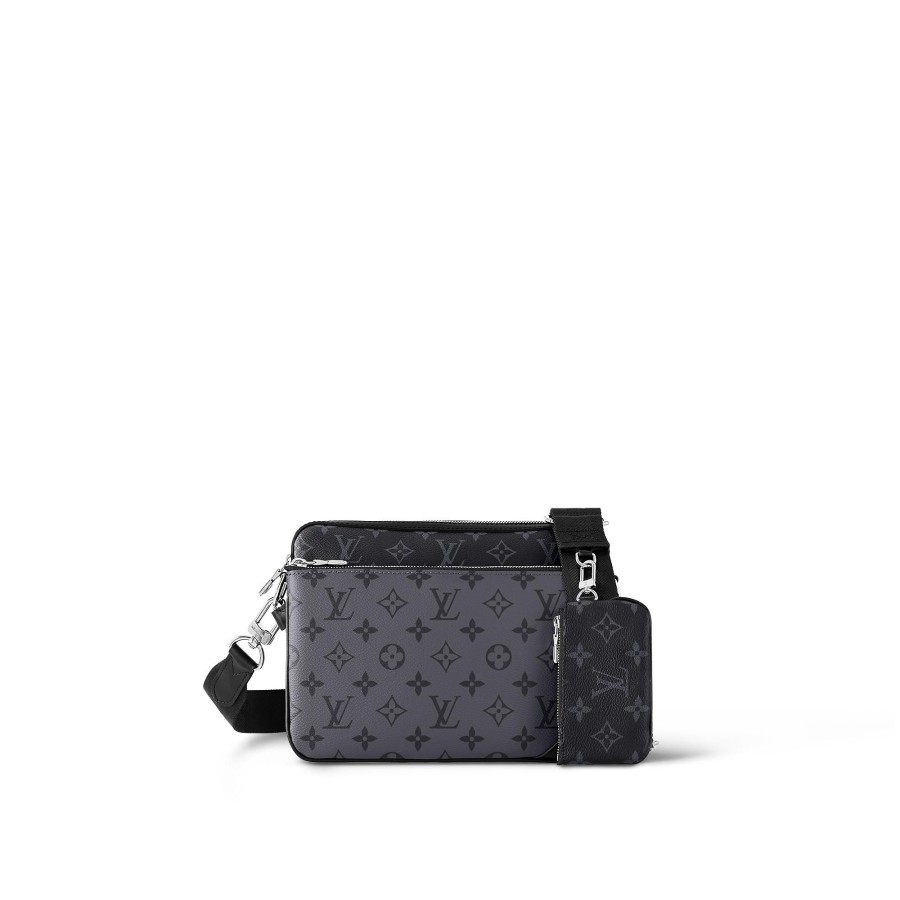 Hombre Louis Vuitton Bolsos Monogram Iconicos | Bolso Trio Messenger