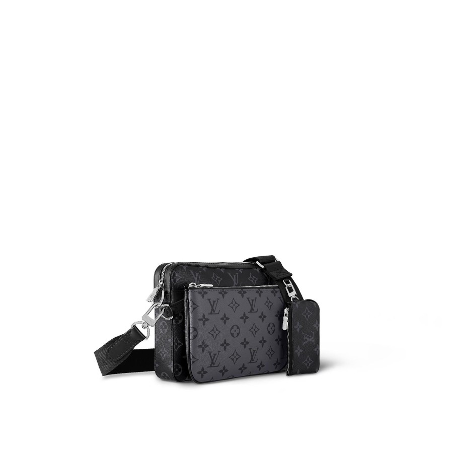 Hombre Louis Vuitton Bolsos Monogram Iconicos | Bolso Trio Messenger