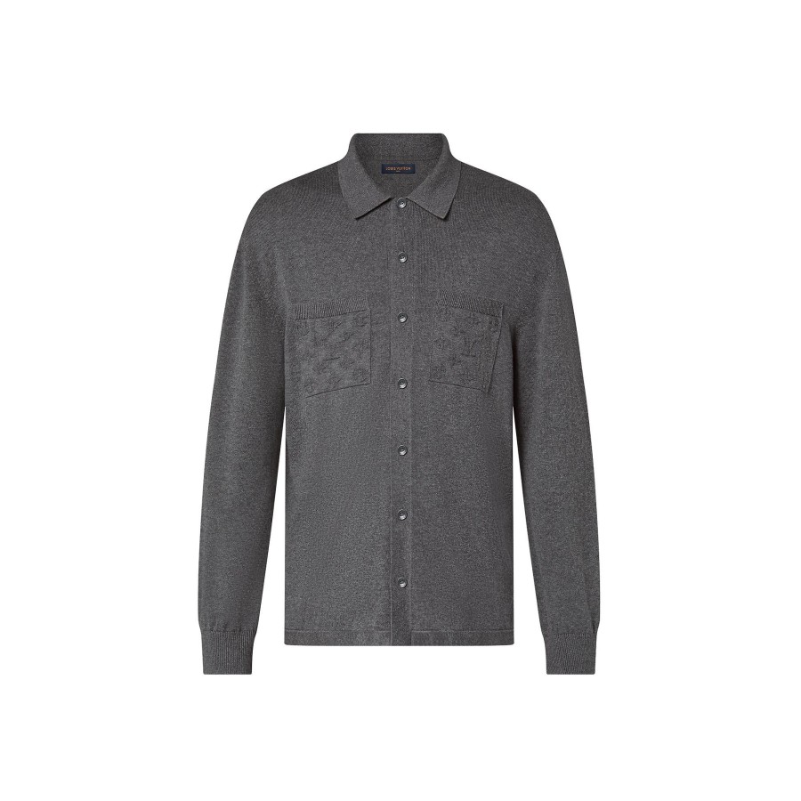 Hombre Louis Vuitton Camisas | Sobrecamisa En Punto De Algodon