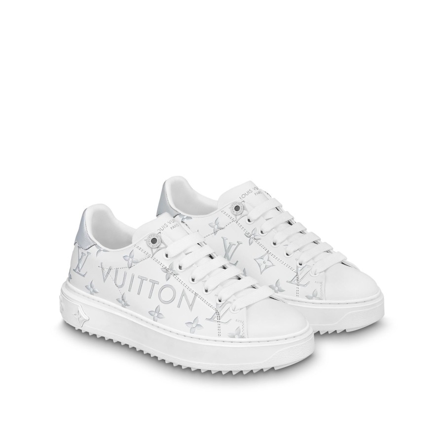 Mujer Louis Vuitton Zapatillas | Zapatilla Deportiva Time Out Silver