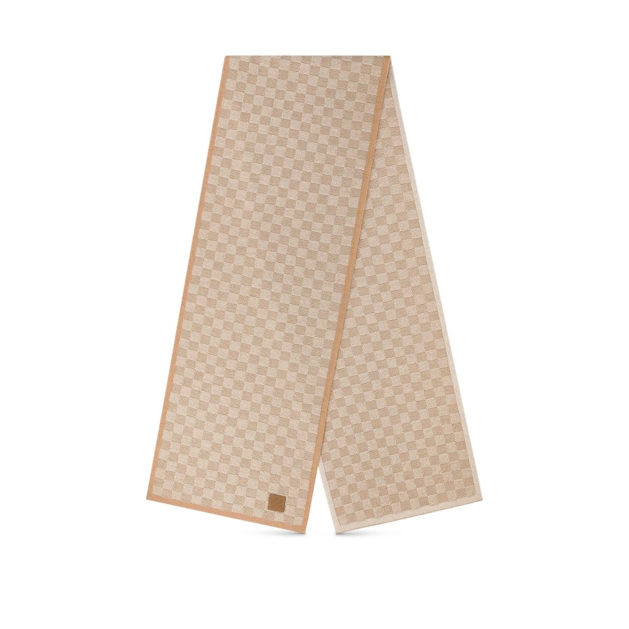 Hombre Louis Vuitton Bufandas | Bufanda Neo Petit Damier Beige