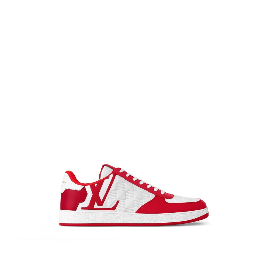 Hombre Louis Vuitton Zapatillas | Zapatilla Deportiva Rivoli Rojo