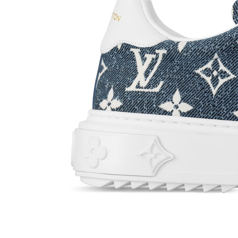 Mujer Louis Vuitton Zapatillas | Zapatilla Deportiva Time Out Bleu Clair