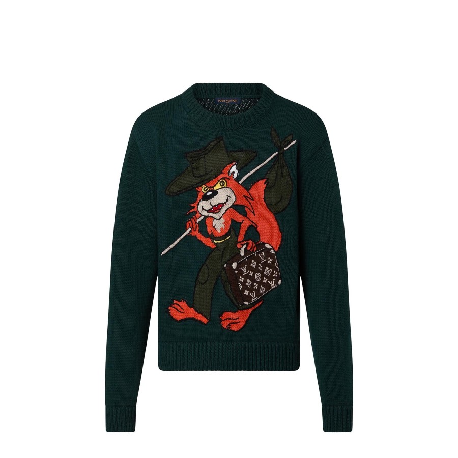 Hombre Louis Vuitton Punto Y Sudaderas | Jersey De Punto Con Cuello Redondo