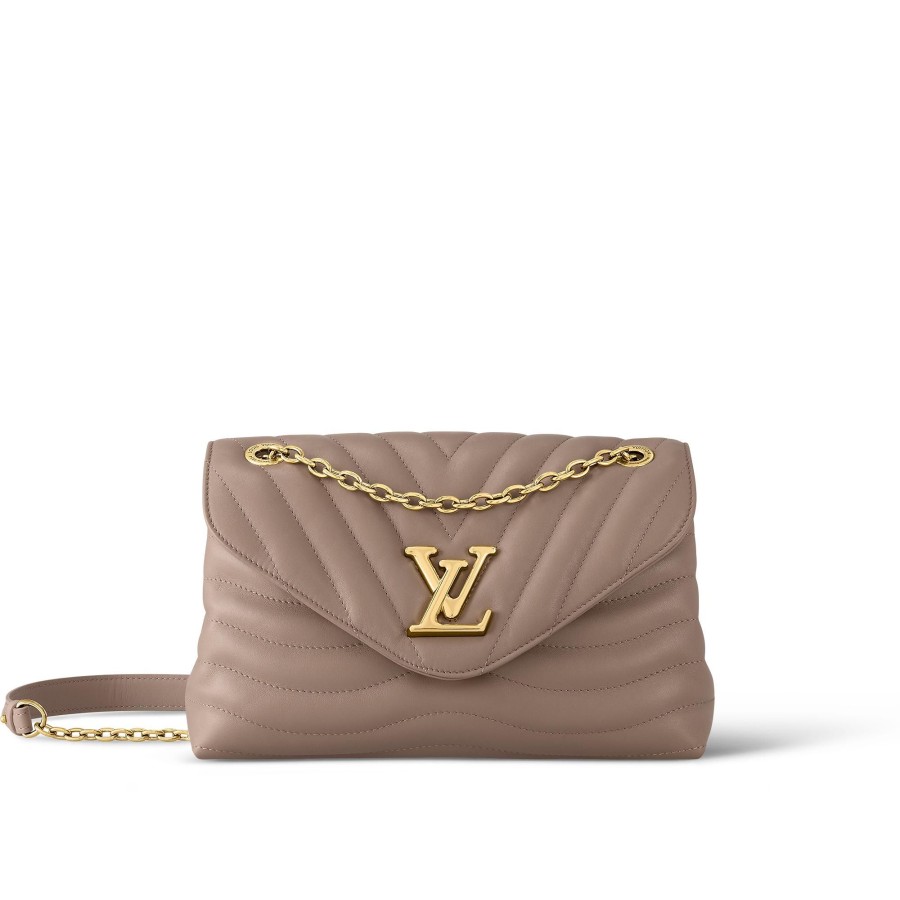 Mujer Louis Vuitton Seleccion De Bolsos En Piel | Bolso New Wave Gm Con Cadena Topo