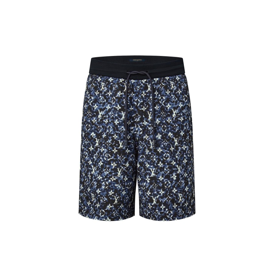 Hombre Louis Vuitton Pantalones | Pantalones Cortos Monogram De Algodon