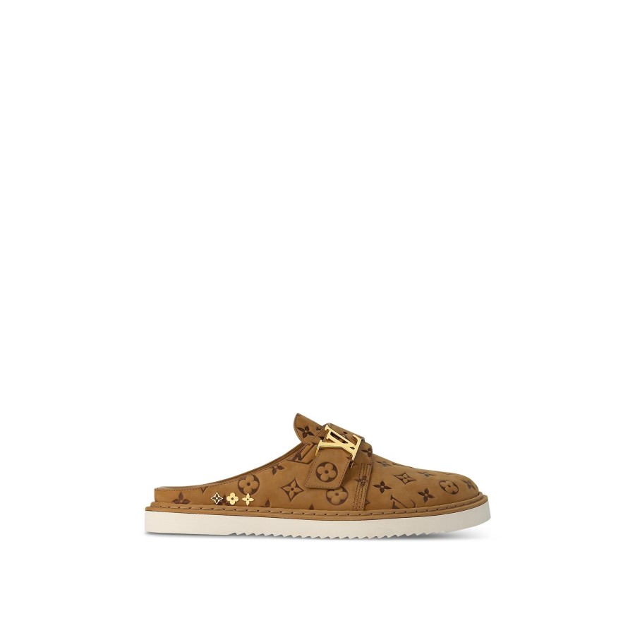 Hombre Louis Vuitton Sandalias | Mule Lv Easy Beige