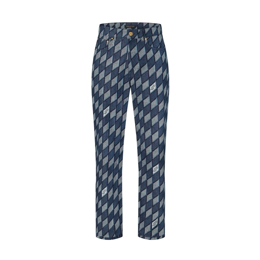 Hombre Louis Vuitton Pantalones | Vaqueros De Corte Regular