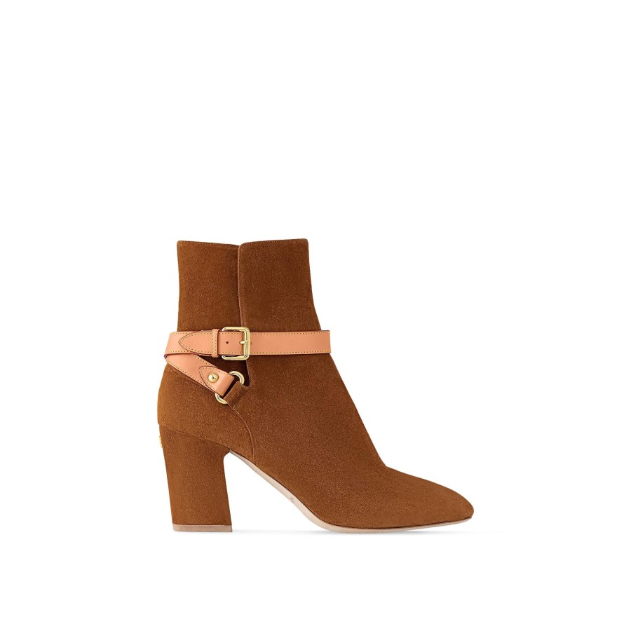 Mujer Louis Vuitton Botas Y Botines | Botin Parisienne Cognac