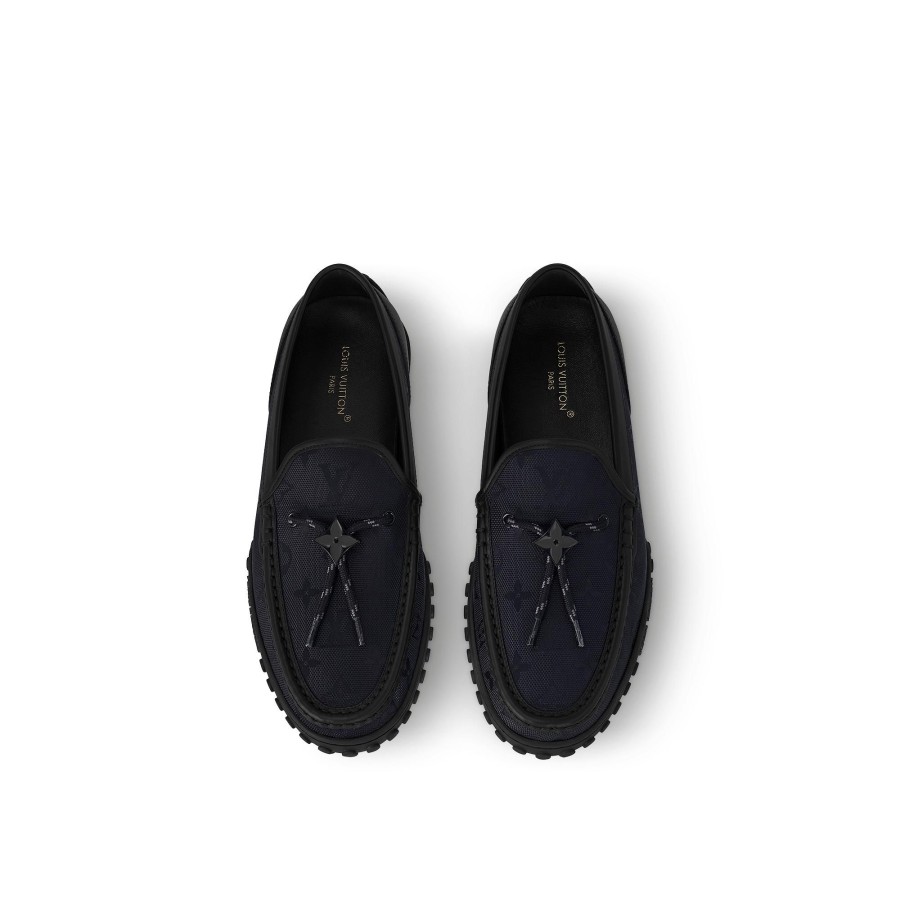 Hombre Louis Vuitton Mocasines | Mocasin Lv Racer Negro