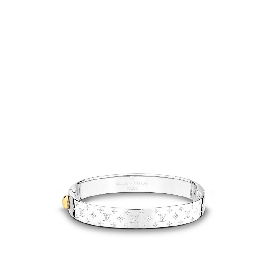 Mujer Louis Vuitton Pulseras | Brazalete Abierto Nanogram Palladium