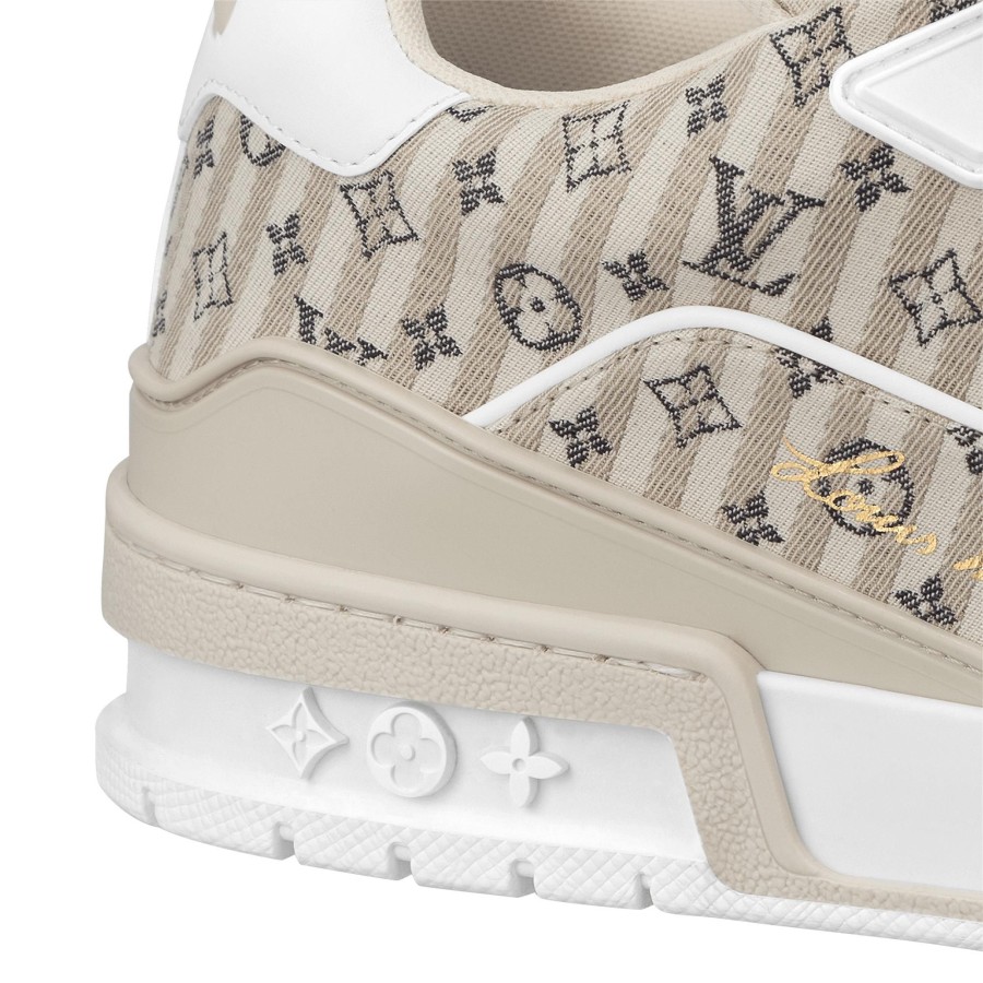 Hombre Louis Vuitton Zapatillas | Zapatilla Deportiva Lv Trainer Beige