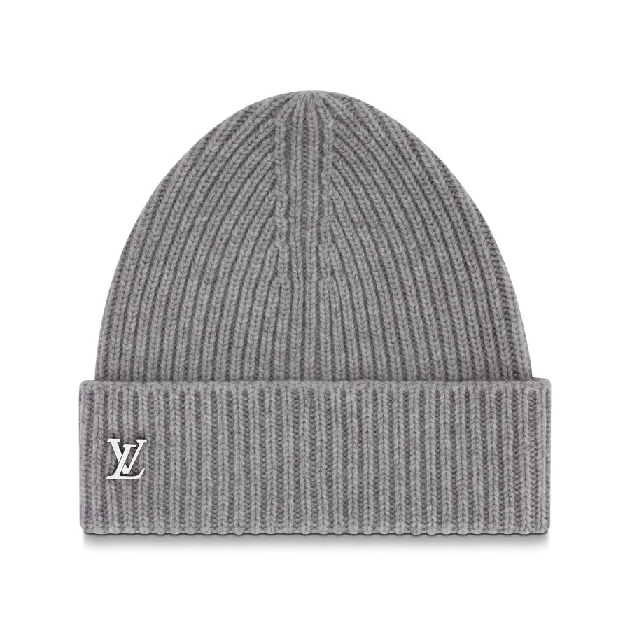 Mujer Louis Vuitton Gorros Y Guantes | Gorro Lv Spark Gris Clair