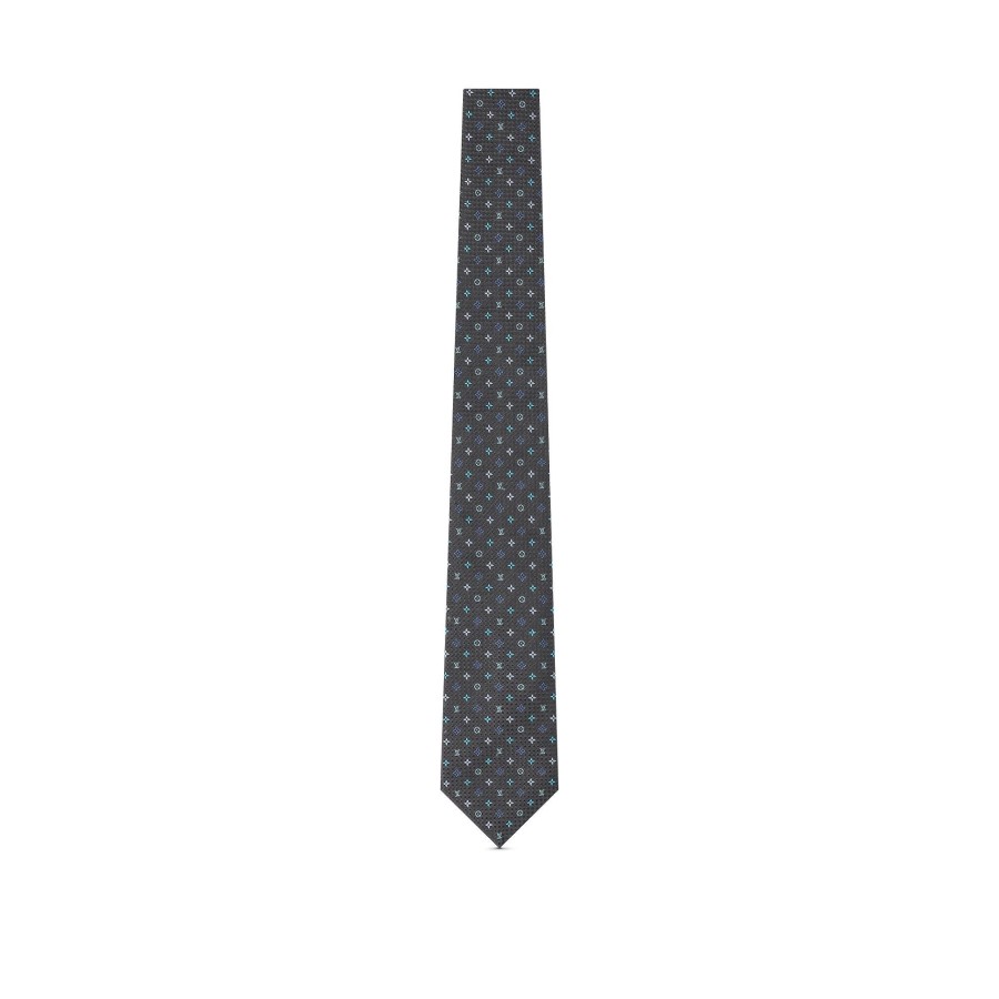 Hombre Louis Vuitton Corbatas Y Panuelos | Corbata Monogram Embraced Anthracite