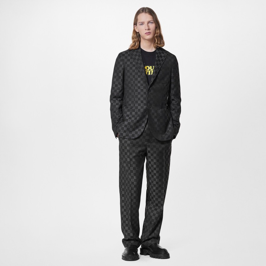 Hombre Louis Vuitton Pantalones | Pantalon Con Cordon