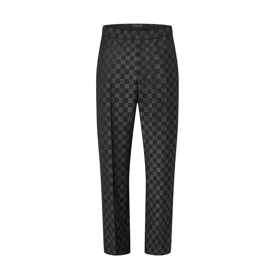 Hombre Louis Vuitton Pantalones | Pantalon Con Cordon